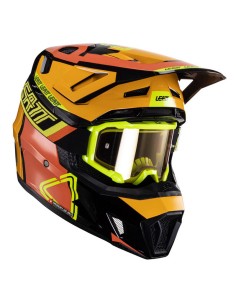 Casco con Gafas Leatt Moto 7.5 V24 Amarillo