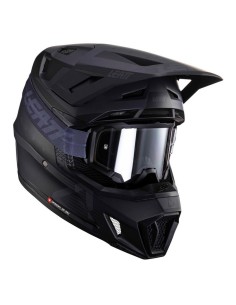 Casco con Gafas Leatt Moto 7.5 V24 Negro