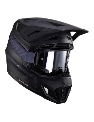 Casco con Gafas Leatt Moto 7.5 V24 Negro