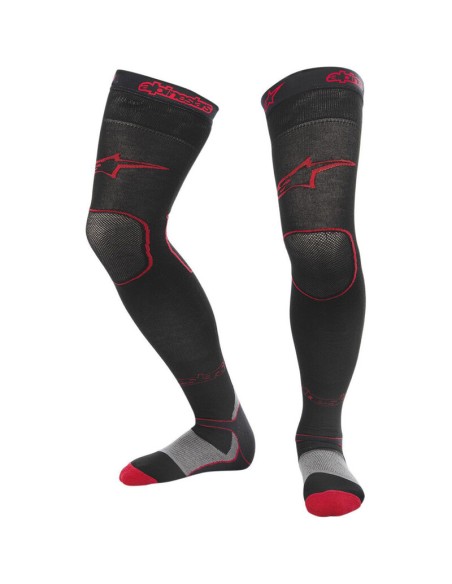 Medias Altas Alpinestars Negro/Rojo Negro/Rojo