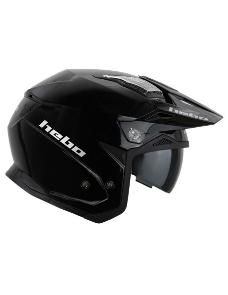 Casco Hebo HTR P01 V6 Negro Brillante