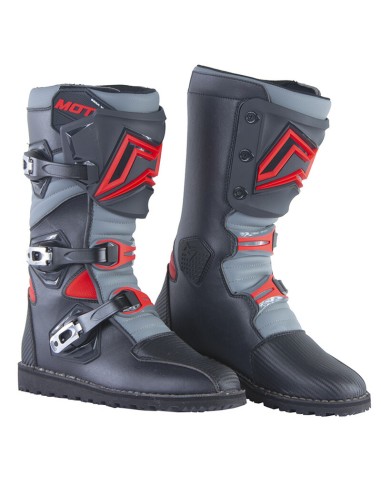 Botas Mots Trial Zona 2 Negro/Rojo