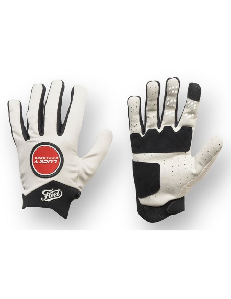 Guantes Fuel Endurage Blanco/Rojo