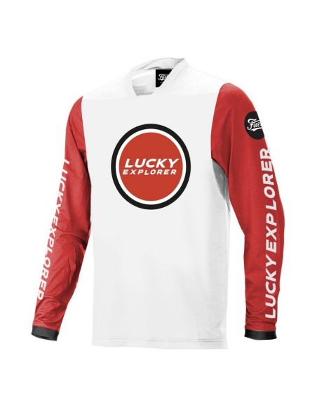 Jersey Fuel Endurage Blanco/Rojo