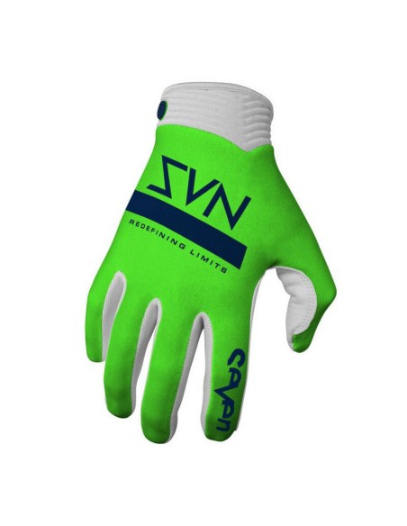 Guantes Seven Zero Contour Verde Fluo