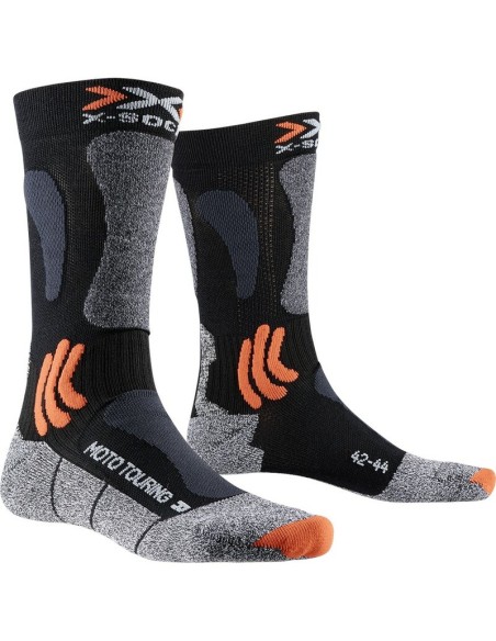 Calcetines Cortos X-Bionic Mototouring Negro/Gris