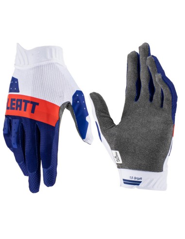 Guantes Leatt 1.5 GripR Rojo/Azul