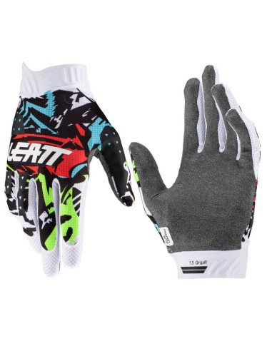 Guantes Leatt 1.5 GripR Blanco/Negro
