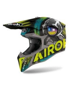 Casco Airoh Wraap Alien Amarillo
