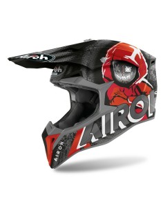 Casco Airoh Wraap Alien Rojo Mate
