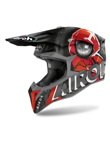 Casco Airoh Wraap Alien Rojo Mate