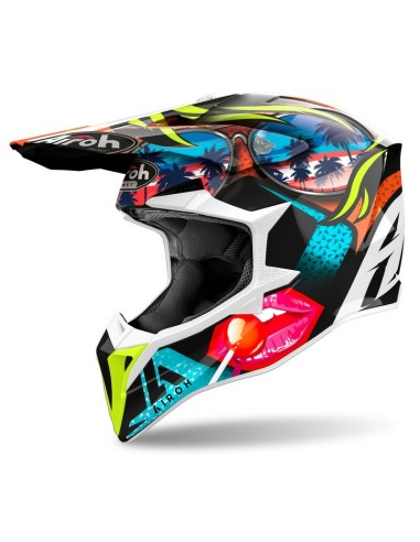 Casco Airoh Wraap Lollipop Gloss Multicolor