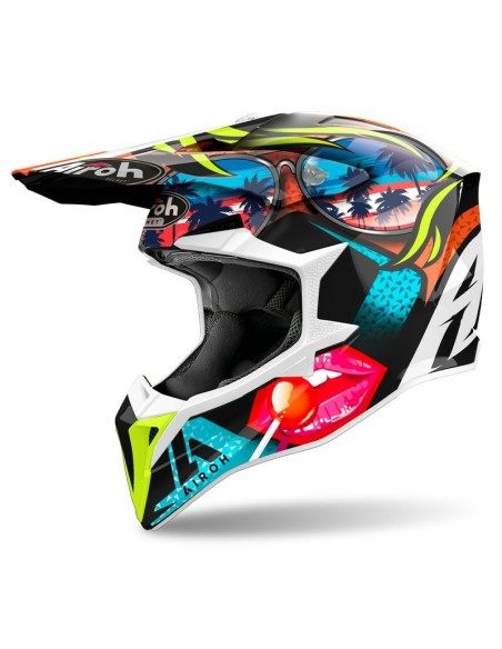 Casco Airoh Wraap Lollipop Gloss Multicolor