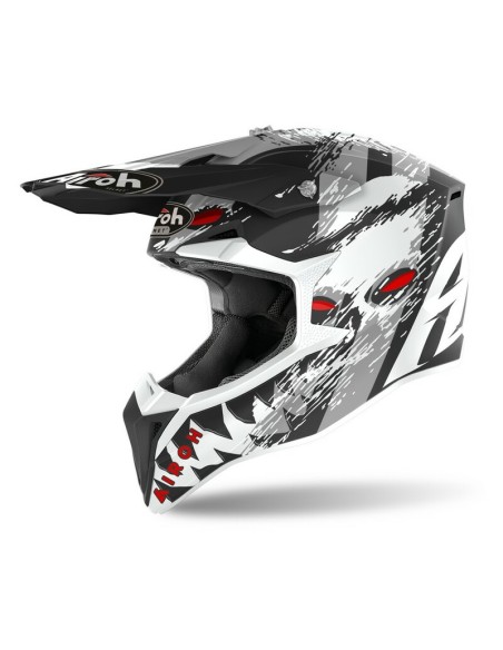 Casco Airoh Wraap Demon Gris
