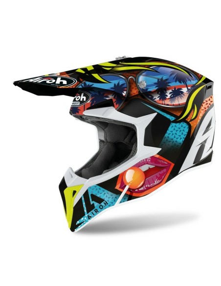 Casco Airoh Wraap Lollipop Multicolor
