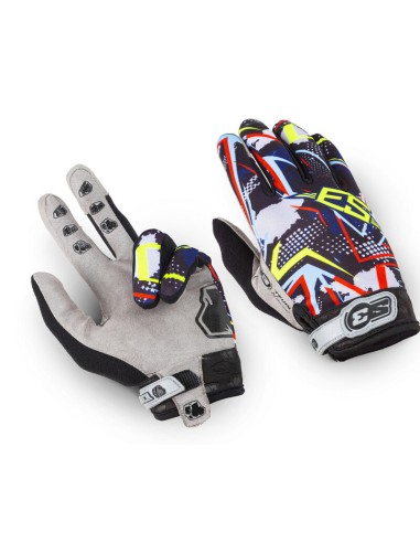 Guantes Trial S3 Rock Azul/Am.Flúor