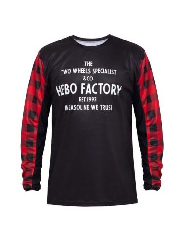 Jersey MX Hebo Stratos Woodsman Rojo