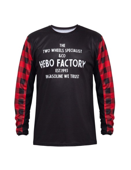 Jersey MX Hebo Stratos Woodsman Rojo