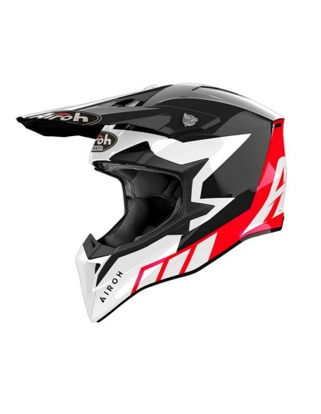 Casco Airoh Wraap Reloaded Gloss Rojo