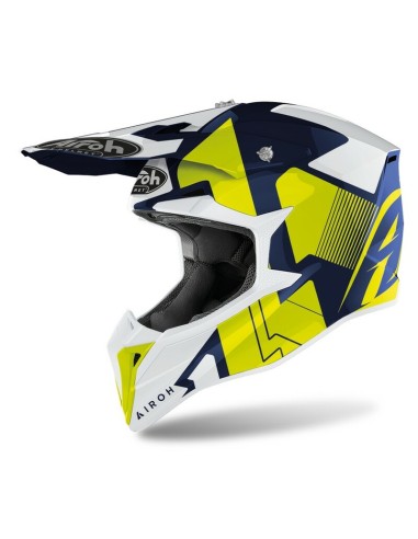 Casco Airoh Wraap Raze Azul