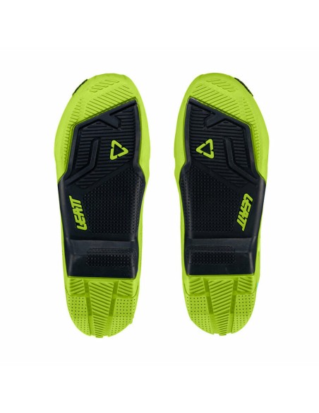 Pareja de Suelas Bota Leatt 4.5/5.5 2023 Lima/Negro