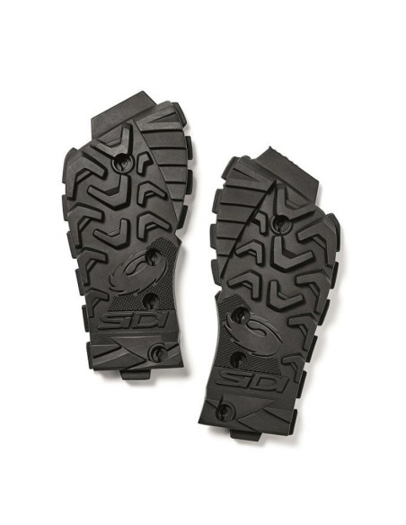 Pareja de Suelas Bota Sidi Enduro Click SRS Negro