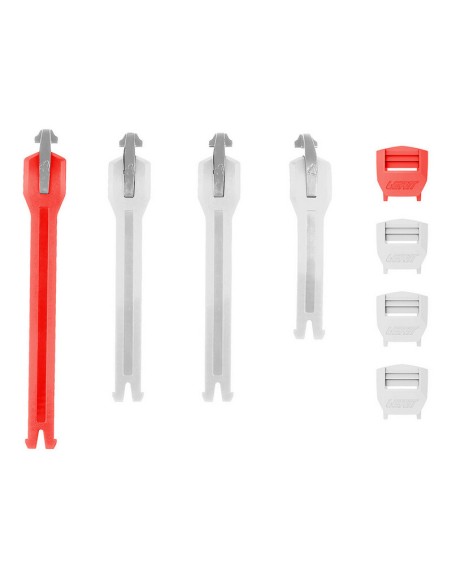 Kit Correas Botas Leatt 5.5 Blanco/Rojo