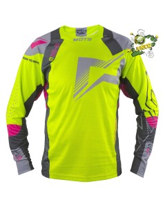 Jersey Infantil Mots Step 6 Amarillo Fluo