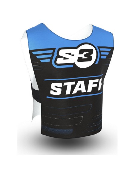 Peto para Eventos S3 x10 Dorsal Staff