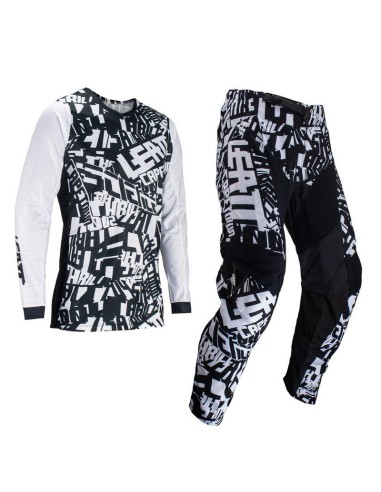 Kit Jersey y Pantalón Leatt Moto 3.5 Blanco