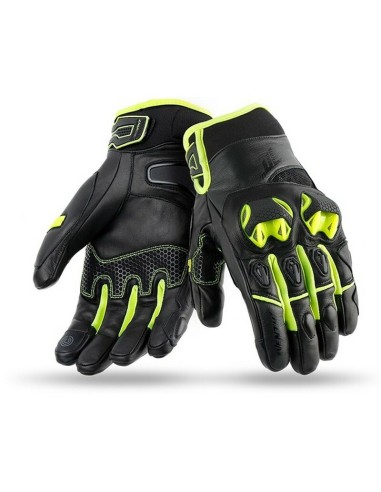 Guantes Seventy Degrees SD-N47 Negro/Amarillo Fluor