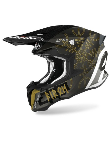 Casco Airoh Twist 2.0 Sword Gris/Oro