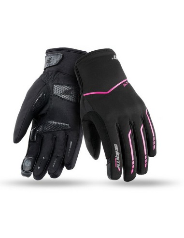 Guantes Mujer Seventy Degrees SD-C51 Negro/Rosa
