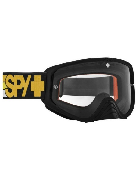 Gafas Spy Woot MX Speedway Matte HD Transparente Negro