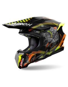 Casco Airoh Twist 3 Toxic Gloss Multicolor