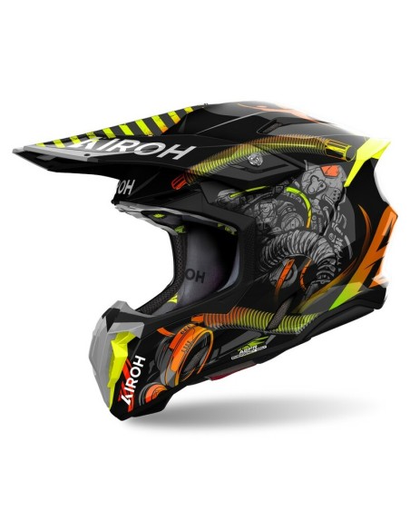 Casco Airoh Twist 3 Toxic Gloss Multicolor