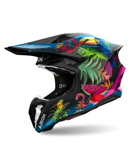 Casco Airoh Twist 3 Amazonia Gloss Multicolor