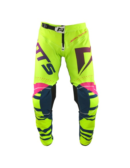 Pantalón Mots X-Rider Amarillo Fluo