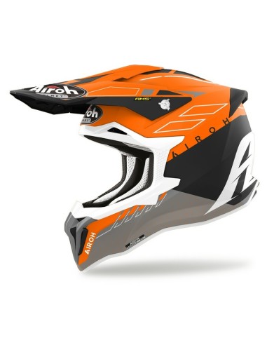 Casco Airoh Strycker Skin Naranja