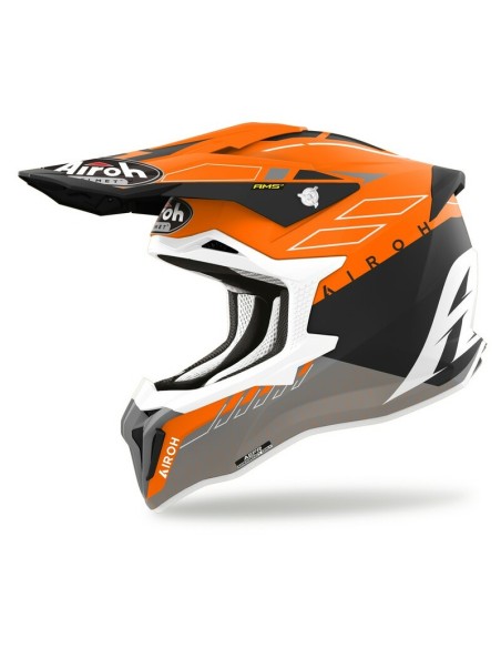 Casco Airoh Strycker Skin Naranja