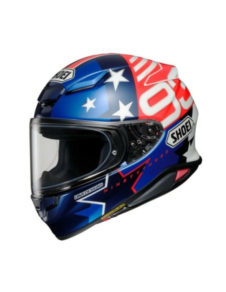 Casco Shoei NXR 2 Marquez American Spirit TC10 Azul/Rojo