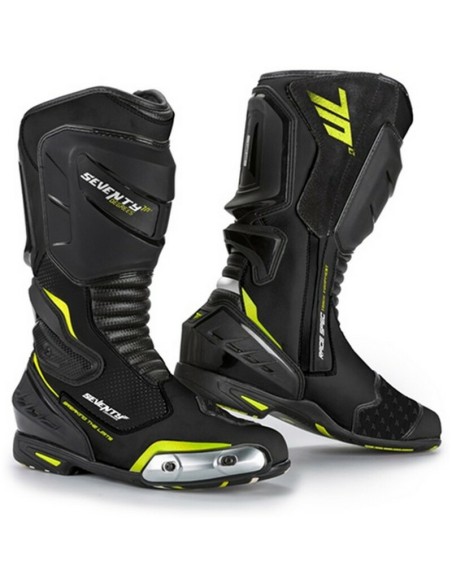 Botas Seventy Degrees SD-BR1 Negro/Amarillo Fluo