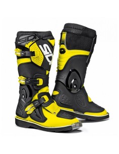 Botas Infantiles Sidi Flame Amarillo Flúor/Negro