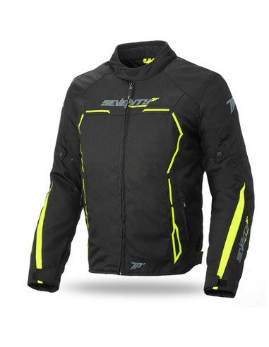 Chaqueta Invierno Seventy Degrees SD-JR65 Negro/Amarillo Fluo