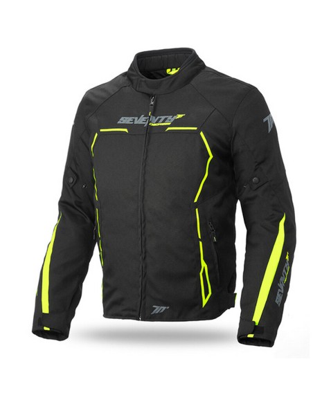 Chaqueta Invierno Seventy Degrees SD-JR65 Negro/Amarillo Fluo
