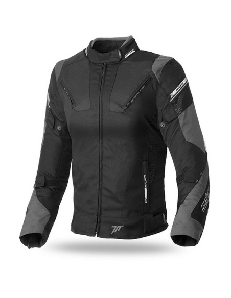 Chaqueta Invierno Mujer Seventy Degrees SD-JR71 Negro/Gris