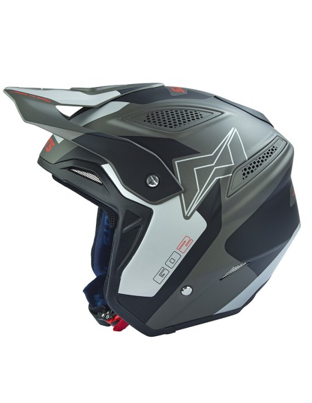 Casco Trial Mots Go2 Negro