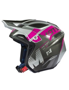 Casco Trial Mots Go2 Rosa