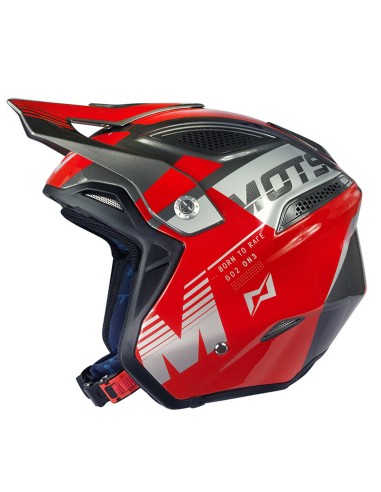 Casco Trial Mots Go2 Rojo