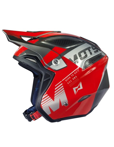 Casco Trial Mots Go2 Rojo